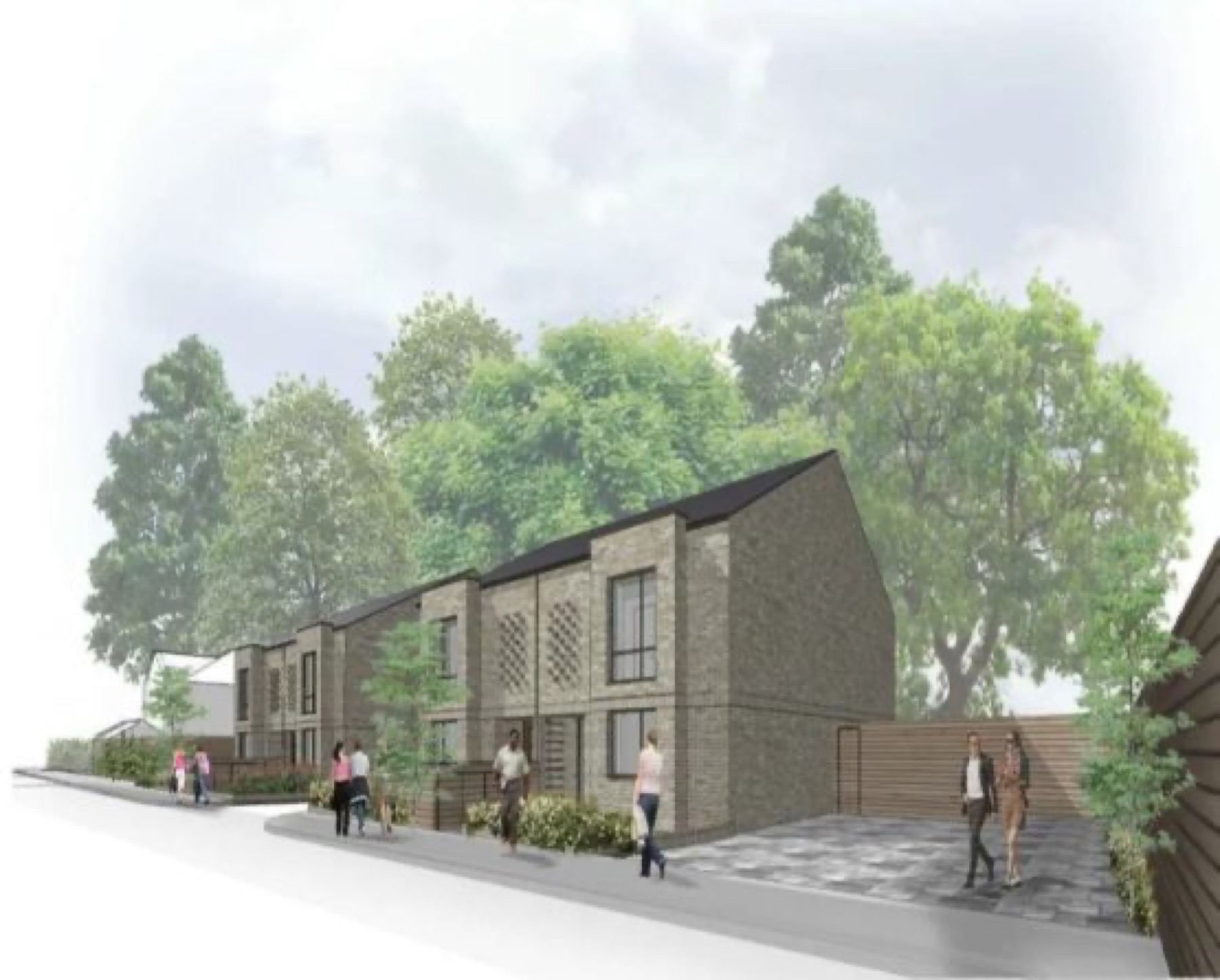 Lawn Drive, planning visual