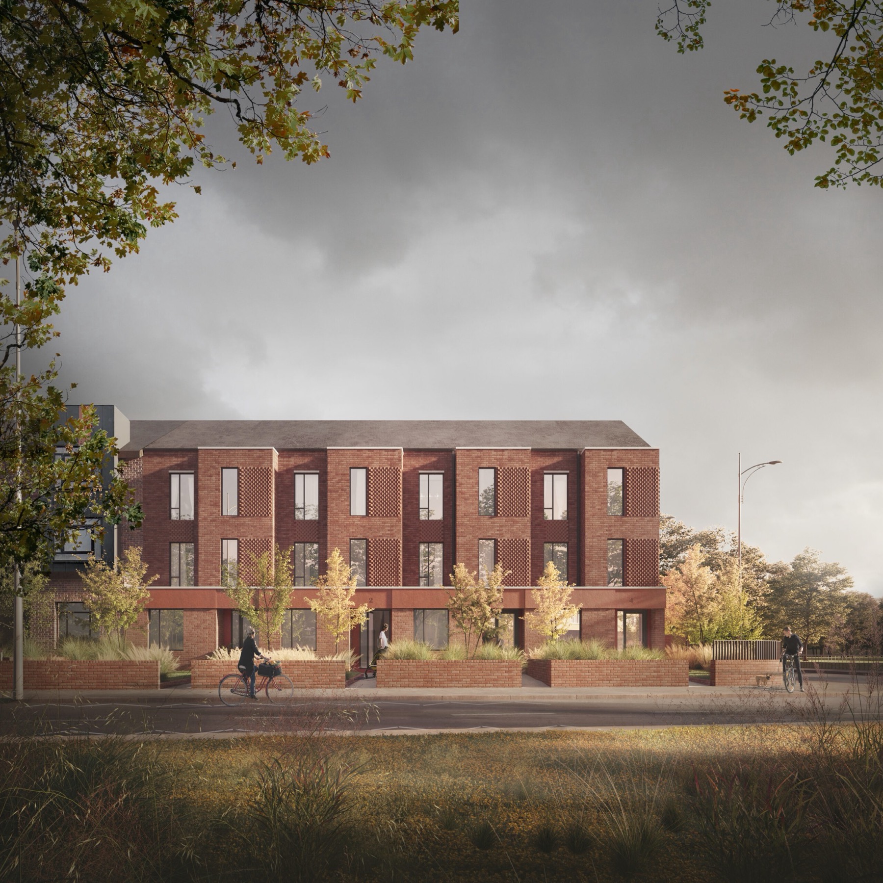 Moss Lane East, architect's visual